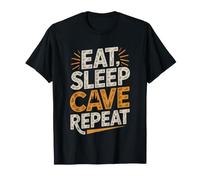 Caving Eat Sleep Cave Repeat Spelunker Life Underground T-Shirt
