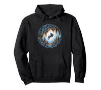 Caving Underground River Cave Passage Water Reflection Pullover Hoodie