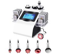 Cavitation Machine for Body Fat Removal 40K, 6 in 1 RF Radio Frequency 40K Cavitation Body Slimming for Home and Beauty Salon Use