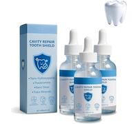 Cavity Repair Tooth Shield, Cavity Healing Tooth Armor Liquid - Nano Hydroxyapatite Remineralization Liquid for Enamel Strengthening & Teeth Whitening, 60ML (3Pcs)