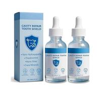 Cavity Repair Tooth Shield,Cavity Healing Tooth Armor Liquid,Oral Care Serum,Nano Hydroxyapatite Remineralization Liquid,for Enamel Strengthening & Teeth Whitening,Oral Care for Daily (2 pcs)