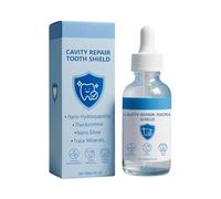 Cavity Repair Tooth Shield, Nano Hydroxyapatite Remineralization Liquid for Enamel Strengthening & Teeth Whitening, 60ml (1pc)