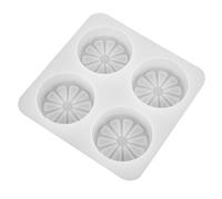 Cavity Silicone Soap Candle Mould, Lemon Slice Handmade Craft Design | Flexible Non-stick Structure, Smooth round Shaping, Microwave Safe, Suitable for Bakers, Cake Accents, Mini Portions