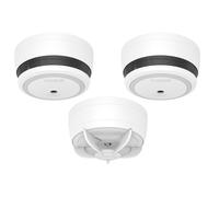 Cavius Battery Powered CV2106 2x Optical Smoke & CV3106 1x Heat Alarm RF 10yr Sealed-in Lithium Battery