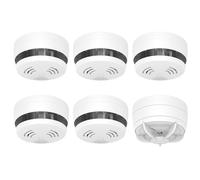 Cavius Mains Powered CV2208 5x Optical Smoke & CV3202 1x Heat Alarm RF 10yr Lithium Battery Backup