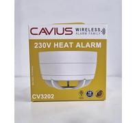 Cavius System RF Mains Powered Heat Alarm with 10 Year Lithium Battery Backup