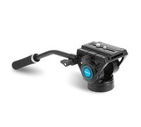 CAVIX Video Tripod Fluid Head, 3/8" & 1/4"Arca Swiss-Compatible Fluid Head Mount, Stable Fluid Head For Tilt, Silky-Smooth, Lightweight Heavy Duty Compatible with Manfrotto, Max Load 22 lbs/10kg VH-02