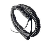 Cavo a spirale retrattile, 2 Cores Wavy Spring Shrinkable Cable 18AWG 20AWG 24AWG Pure Copper Cord Elastic Telescopic Power Extension(0.5mm2 20awg,Stretch 1.25 Meters)