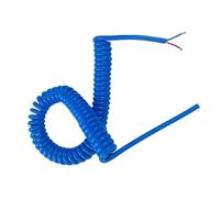 Cavo a spirale retrattile, Spiral Power Cord Wire 3 Core 15AWG Cable Pure Copper Core Retractable Tension Spring(Stretch 12 meter)