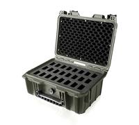 Cavol AC03 Sap Green Knife Case for 24 Folding Knives-IPX7 Waterproof Heavy Duty Pocket Knife Storage Hard Case Box Storage Organizer, Folding Knife Holder Collection Box