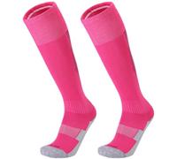 CavspkArt 1 Pair Multi-colour Modern Knee Length Polyester Sports Socks for Boys and Girls, Unisex-Kids, 2-3 Years, One Size, Regular, Rose
