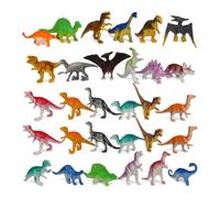 CavspkArt 39Pcs Mini Dinosaur Toys, Realistic Plastic Figures for Kids