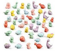 CavspkArt 40PCS Dinosaur Figurines, Resin Animals, Assorted Small-Sized Dinosaur Figure