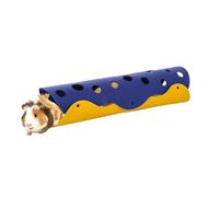 CAVYPOP Guinea Pig Hideout Rabbit Tunnel for Small Animals, Foldable, Machine Washable Easy to Clean Multiple Ways to Hide/Play/Sleep-Blue