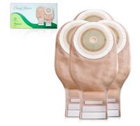 cavysharr Colostomy Bags 20 Pack, One-Piece Drainable Ostomy Pouches, 30mm-70mm Cut-to -Fit Ostomy Bags with Observation Window for Ileostomy Stoma Care., Skin