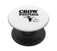 Caw Caw Crow Whisperer Funny Bird Lover PopSockets Adhesive PopGrip