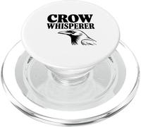 Caw Caw Crow Whisperer Funny Bird Lover PopSockets PopGrip for MagSafe