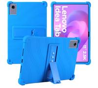Caweet Case for Lenovo Idea Tab 2025/Motorola Moto Pad 60 Neo/Moto Pad 2026 11 Inch, Heavy Duty Shockproof Full-Protection Adjustable Stand Silicone Cover, Blue