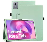 Caweet Case for Lenovo Idea Tab 2025/Motorola Moto Pad 60 Neo/Moto Pad 2026 11 Inch - Premium Leather Folio Protective Stand Cover with Auto Sleep/Wake, Green