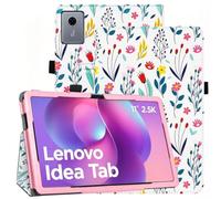 Caweet Case for Lenovo Idea Tab 2025/Motorola Moto Pad 60 Neo/Moto Pad 2026 11 Inch - Premium Leather Folio Protective Stand Cover with Auto Sleep/Wake, Flowers