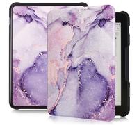 Caweet Case for Nook GlowLight 4 Plus 7.8" 2023 Release, Ultra Lightweight PU Leather Shell Cover with Magnetic Closure, Lilac Marble