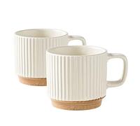 cawein Ceramic Mug 2Pcs, Ceramic Coffee Cups,milk cup, Ceramic mugs for home and office,Microwave safe milk coffee cup