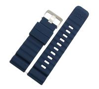 CAWEUER 24mm Rubber Watch Band Strap Compatible With Suunto TRAVERSE Series Alpha Spartan Sport Silicone Watchband Bracelet Compatible With Suunto 9 Baro(C-Blue)