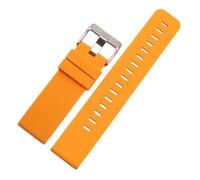 CAWEUER 24mm Rubber Watch Band Strap Compatible With Suunto TRAVERSE Series Alpha Spartan Sport Silicone Watchband Bracelet Compatible With Suunto 9 Baro(A-Orange-S)