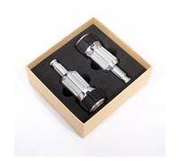 CAWEUER 2Pcs Alloy Seat Armrest Box Adjustment Konbs Compatible With Land Rover Discovery 5 LR5 Range Rover Sport Vogue L405 2014-22 Car-Styling(Silver)