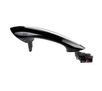 CAWEUER Black Car Exterior ComCompatible Witht Access Door Handle Compatible with BMW 5 7 Series F01 F02 F06 F10 520d 520i 525d 528i 530d 530i(Black,Front Left)
