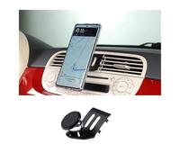 CAWEUER Car Mobile Phone Holder Compatible With Fiat 500 2010-2015 Central Control Air Outlet Cell Phone Holder GPS Navigation Mount Stent Bracket(Style A)