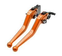 CAWEUER Clutch Lever Compatible with Yamaha MT07 MT09 2013-2021 MT-07/Tracer MT-09 SP CNC Accessories Brake Clutch Levers Adjustable Handle Set(Orange)