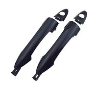 CAWEUER Compatible with 1/2/4 PCS Black Front Rear Left LH Or Right RH Exterior Car Door Handle Compatible with Kia Picanto Morning 2011 2012 2013 2014 2015 2016(Black Front LH RH)