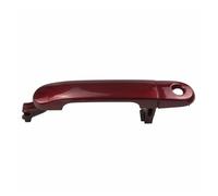 CAWEUER Compatible with 1 Pcs Car Exterior Door Handle Front Left Compatible with Nissan Versa 2007-2012 Compatible with Tiida 2007-2011 82640-EL12A 82641-EL12A(Red Front Left)