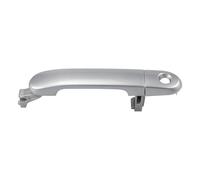 CAWEUER Compatible with 1 Pcs Car Exterior Door Handle Front Left Compatible with Nissan Versa 2007-2012 Compatible with Tiida 2007-2011 82640-EL12A 82641-EL12A(Silver Front Left)