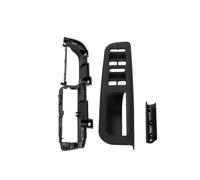 CAWEUER Compatible with 3pcs LHD Car Front Left Black Door Pull Grab Handle Compatible with Bora Golf 4 MK4 Jetta 1999 2000 2001 2002 2003 2004 1J4959857B