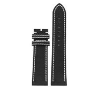 CAWEUER Compatible With B-reitling Canvas Watch With Avengers Super Ocean 22mm Nylon Chain(Black - no buckle,24mm)