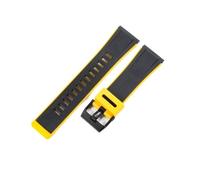 CAWEUER Compatible With Casio Men GA-2000 PRG-600/650y 5571 PRW-6600Y/YB Series 24mm(Yellow)