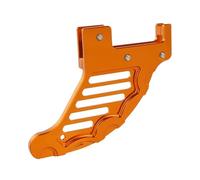 CAWEUER Compatible With KTM EXC 300 2016-2023 Front Rear Brake Disc Guard Protector EXC 380 SX 125 EXC-F 350 SXF 450 XC XCF XCW TPi SIX DAYS(Rear Guard Orange)