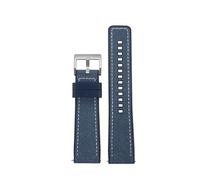 CAWEUER Compatible With Panerai Stealth Series Male Strap PAM01391 / PAM111/441 PAM01565/01579 Nylon Lines 24 Mm Rubber Watches Accessories(WHITE BLACK,20mm)