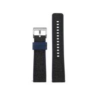 CAWEUER Compatible With Panerai Stealth Series Male Strap PAM01391 / PAM111/441 PAM01565/01579 Nylon Lines 24 Mm Rubber Watches Accessories(BLUE PINK,24mm)