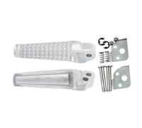 CAWEUER Compatible With Suzuki GSXR600 GSXR750 1996-2005 GSXR1000 2001 2002 2003 2004 GSXR 600 750 1000 Motorcycle Rear Footrests Foot Pegs(White)
