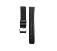 CAWEUER FKM Rubber Strap Quick Release Watch Bracelet Soft Comfortable Universal 20mm 22mm Compatible With Rolex Seiko Compatible With Iwc Compatible With Omega(Black,22mm)