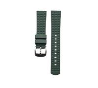 CAWEUER FKM Rubber Strap Quick Release Watch Bracelet Soft Comfortable Universal 20mm 22mm Compatible With Rolex Seiko Compatible With Iwc Compatible With Omega(Green,20mm)