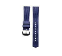 CAWEUER FKM Rubber Strap Quick Release Watch Bracelet Soft Comfortable Universal 20mm 22mm Compatible With Rolex Seiko Compatible With Iwc Compatible With Omega(Blue,22mm)