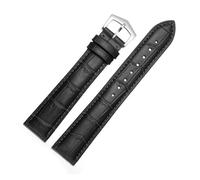 CAWEUER Leather Watch Strap Compatible With PP Patek Philippe Grenade 5167Ax 20mm 21mm 22mm Bracelet Men's Women Watchband Chain(Black-silver,20mm)