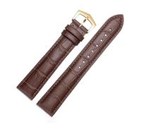 CAWEUER Leather Watch Strap Compatible With PP Patek Philippe Grenade 5167Ax 20mm 21mm 22mm Bracelet Men's Women Watchband Chain(Brown-gold,20mm)
