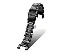 CAWEUER Men Modified Metal Watchband Compatible With Casio G-SHOCK Watch GW-9500-1/1A4/3 Series Stainless Steel Strap Bracelet Accessories Gift Tool(Black strap)