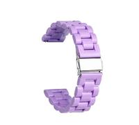 CAWEUER Resin Strap Compatible With Omega X Swatch Joint MoonSwatch Women Men Colorful Quick Release Watch Band Compatible With Blancpain Five Oceans 20mm 22mm(Purple,22mm)