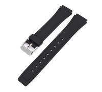 CAWEUER Silicone Watch Strap Compatible With Casio F91W/F84/F105/108/A158/168/AE1200/1300 Replacement Fashion Soft Bracelet Watchband(Black)